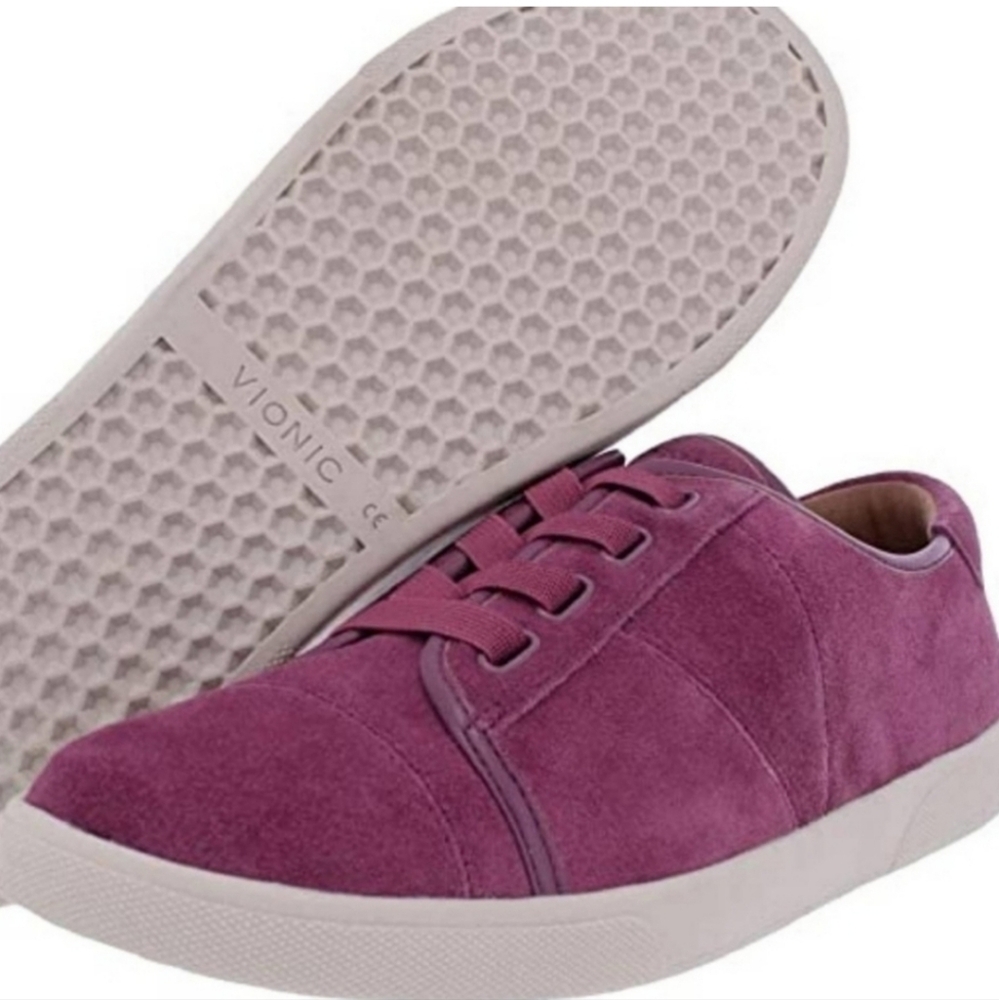 VIONIC Jean Comfort Slip On Sneakers In Pink Purple Size 7